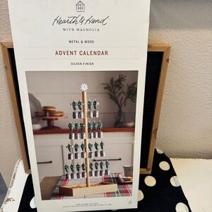 Advent Calendar NIB Hearth & Hand with Magnolia Metal & Wood Christmas